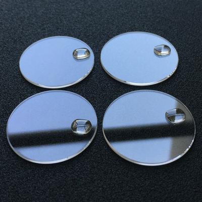 China Clear Flat Mineral Glass With Date Window Thick Calendar 1.2mm 29-32mm Diameter Watch Lens Parts Crystal Factory Wholesale Customization for sale