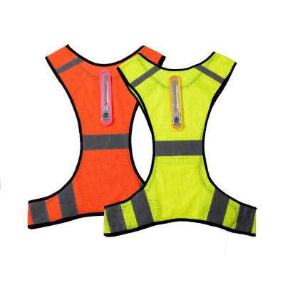 China Customs security lead the lightweight running reflective vest for sale