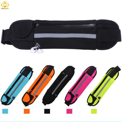 China Fanny Pack Belly Waist Bag Hot Sale Fitness Zipper Runner Sport Running Belt Pouch for sale