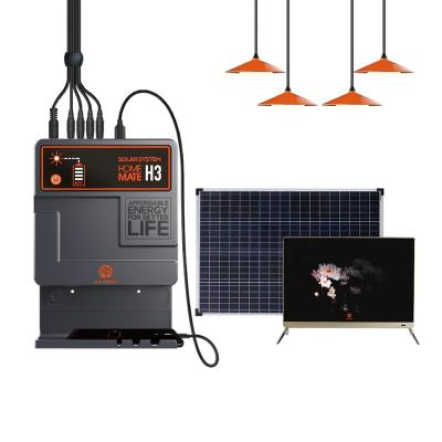 China Home Mobile Home Charging Solar Led Kits 10w Solar Panel Light System For Africa Mini Solar System for sale