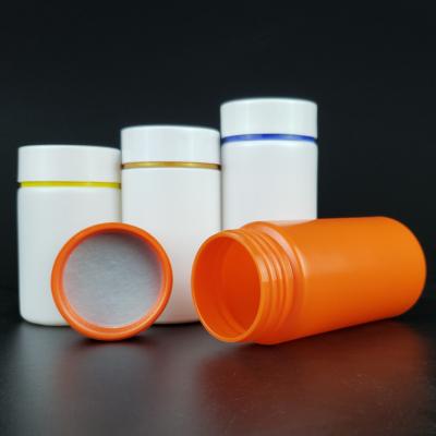 China Eco-friendly factory price 150ml cc capsule container pill bottle vitamin white plastic bottle for sale