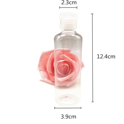 China Eco-friendly Recyclable Empty Refillable Bottle Flip Cap Plastic Bottle 100ML Flip Cap Plastic Cosmetic Packaging Bottle for sale