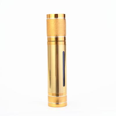 China 15ml 30ml Eco-friendly Recyclable Gold Silver Cosmetic Lotion Airless Pump Bottle In Stock for sale