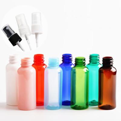 China 50ml Eco-friendly Recyclable HOT Plastic PET Spray Bottle Spray Plastic Bottle For Perfume Cosmetics Wholesales for sale