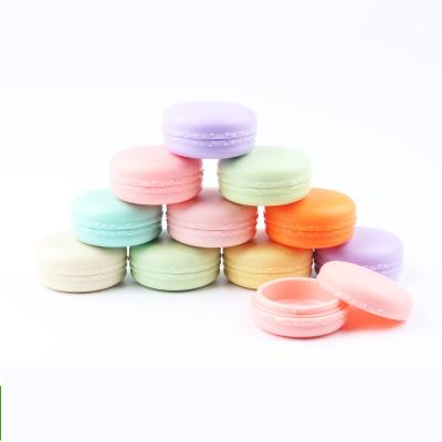 China Eco-friendly Recyclable Candy Color Styles Macaron Wholesales Lip Balm Container 10g Body Cream Empty Cosmetic Jar for sale