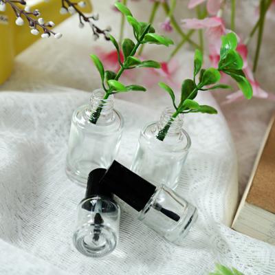 China Low Moq 7ml 10ml 15ml Eco-friendly Recyclable Customizable Empty Nail Gel Polish Bottle for sale