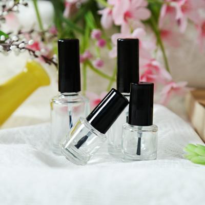 China Eco-friendly 10Ml 12Ml 15Ml Recyclable Custom Unique Clear Empty Nail Polish Bottle With Cap for sale