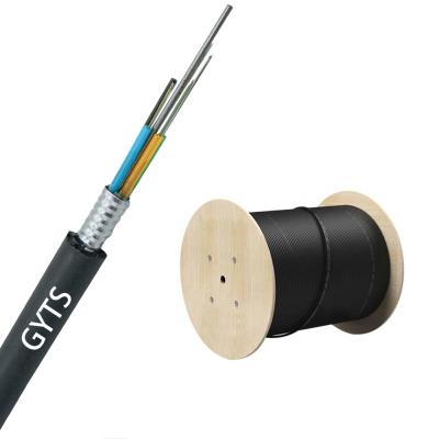 China FTTH 12/24/48/96 Core GYTS Outdoor Fiber Optic Optic Cable for sale