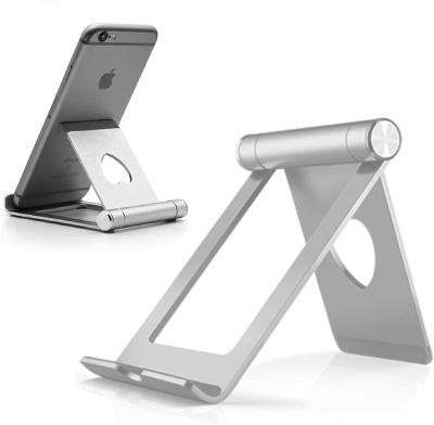 China Universal Adjustable Stand Holder Aluminum Phone Tablet Stand For Desktop Multi-Angle Phone Holder for sale