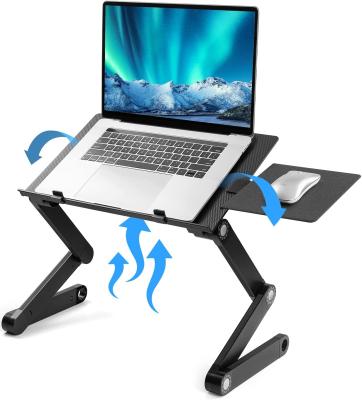 China Amazon Factory Price Hot Sale Adjustable Laptop Desk Stand Adjustable Foldable Laptop Desk For Bed for sale