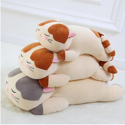 China Fashion Cat Plush Toy Kitten Sleepy Doll Down Cotton Pillow Batch Machine Doll for sale