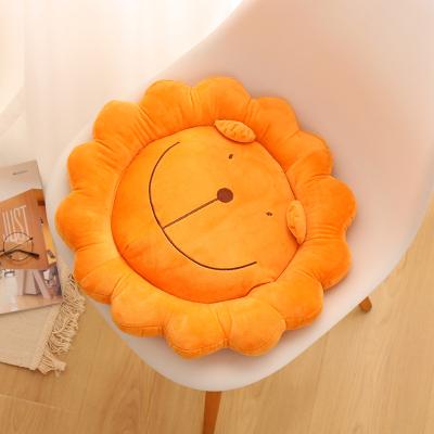 China 2021 New Anti-static Cartoon Lion PP Cotton Animal Round Eat Chair Cushion Home Beautiful Tatami Mat for sale