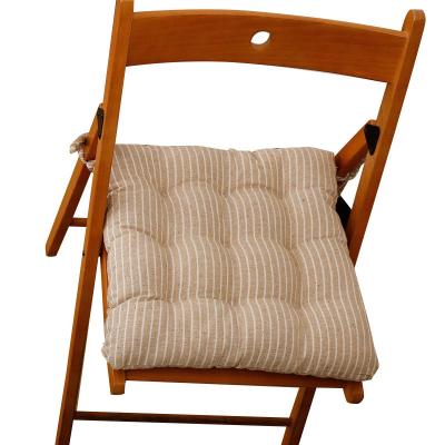 China Anti-static Japanese cotton and striped wholesale multifunctional household table chair office stool canvas cushion for sale