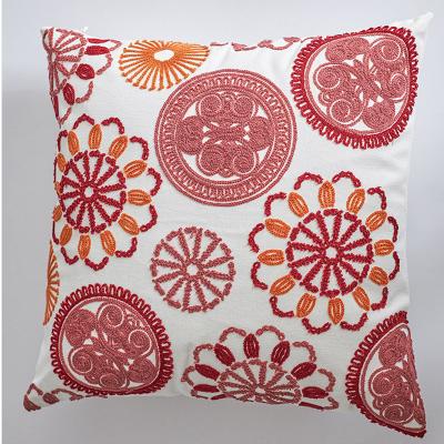 China PORTABLE made in china custom embroidery fruit pattern home decor pillow case home decor pillow case cushion cover for sale