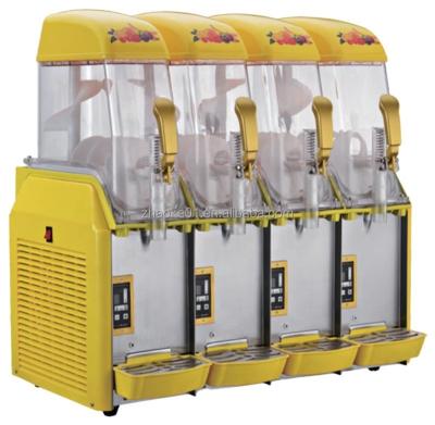 China Hotels Commercial 12 Liter 4 Cylinder Slush Machine Frozen Drink Slush Machine for sale