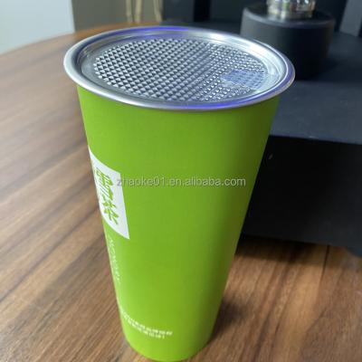 China Tuna Tea Nitrogen Drink Tin Disposable Automatic Electric Sealing Machines Can Box and Lid Factory Paper Cup Cover for sale