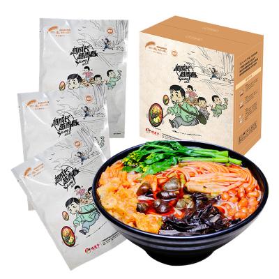 China Luosifen 310g*10 Gift Box Packing Vegetables Snail Rice Noodles Liuzhou Traditional Chinese Tasty Low Fat Ramen Instant Rice Noodle for sale