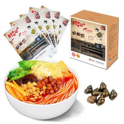 China 2022 Hot Selling Luosifen Low Fat 310g*10 Gift Box Packing Food Rice Noodle Snack Ramen Noodles Snail Chinese Spicy Instant Noodle for sale