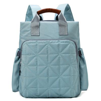 China Wholesale Baby Backpack Mom Backpack Fashion Nylon Outdoor Travel Diaper Backpack for sale