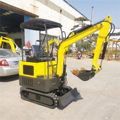 China Chinese Home Hydraulic Mini Crawler Excavator And Mini Excavator Parts Digger 800kg for sale