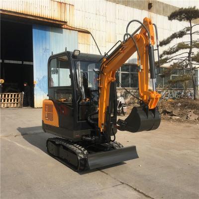 China New 2 ton mini garden small machine equipment CE/EPA mini digger compact excavator home multifunctional crawler digger for sale