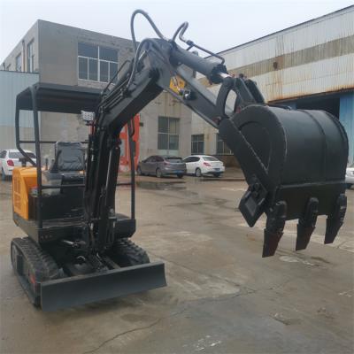 China Mini Home Excavator 1 Ton 2 Ton Hydraulic Excavator Mini Digger Crawler Excavator For Sale for sale