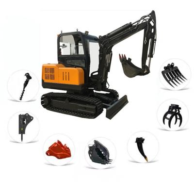 China China EPA EURO 5 Mini Excavator 3 Ton Hydraulic Small Digger Free Home Shipping for sale