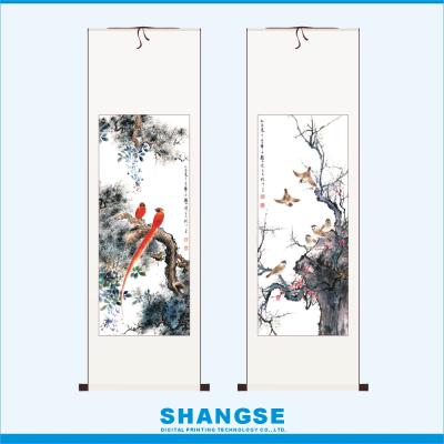 China Traditional Chinese Classical Calligraphy Painting Home Decor Vintage Decoration Antique Home Items for sale