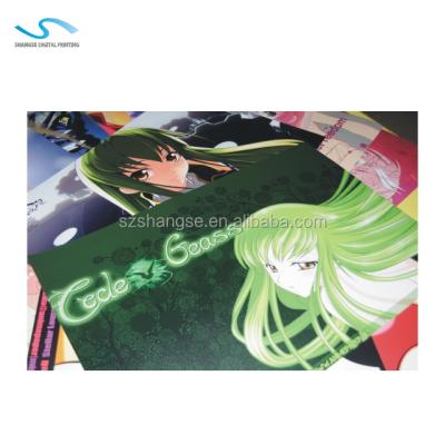 China Activity Custom Design Printing Lenticular Anime Poster for sale