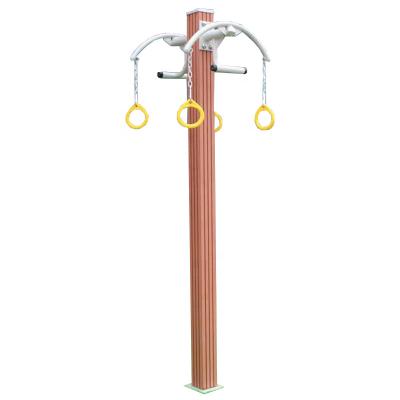 China Wholesale High Quality Steel Plastic Wooden Upper Limb Pull Outdoor Steel Exercise Equipment SM-010 in Park/Gym/Plaza Fitness for sale