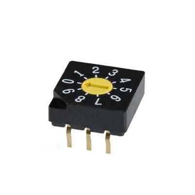 China KLS7-RS21000 25mA 24V High Quality Dip Code Rotary Switch KLS7-RS21000 for sale