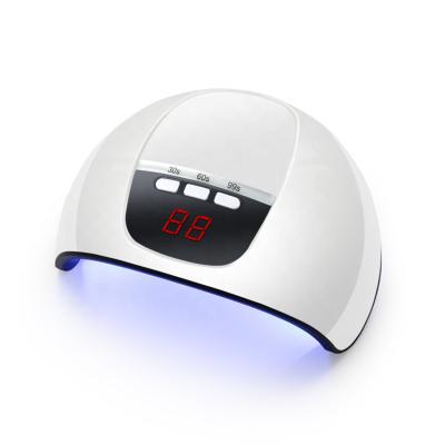 China Nail Art Beauty Mini 45W Portable Nail Art Polish Quick-Drying Machine Automatic Sensor USB Nail LED Lamp UV Gel Nail Polish Curing Dryer for sale