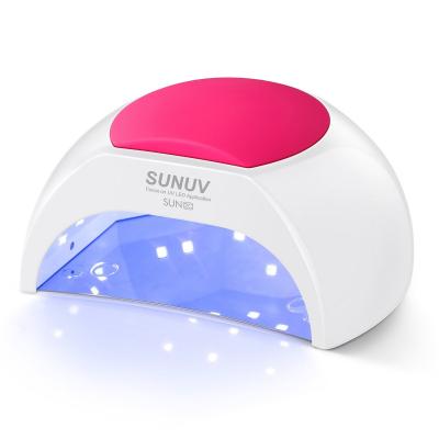 China Quick LED Cure Nails and Toenails Gel SUNUV 48W LED Nail Dryer UV Light For Gel Nail Polish Manicure Professional Salon Curing Lamp Set Nail UV Lamp frost for sale