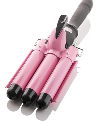 China High Quality Professional Hair Curler Hair Curler Three Barrel Wave Curler Two Speed ​​Temperature Control Ionic Ceramic Curling Irons Large for sale