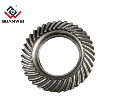 China 20CrMnTi differential gear crown and 6:37 PS-135 pinion crown gear for Mitsubishi truck parts for sale