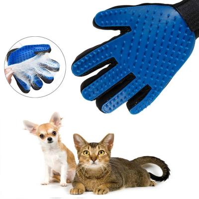 China Relay Stocked Cat Grooming Glove for Cats Wool Pet Hair Deshedding Brush Comb Glove for Dog Massage Cleaning Glove for Pet for sale