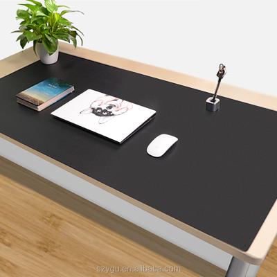 China China Suppliers Large 120*60 Cm Stocked Luxury PU Leather Desk Pad Writing Mat Table Mat for sale