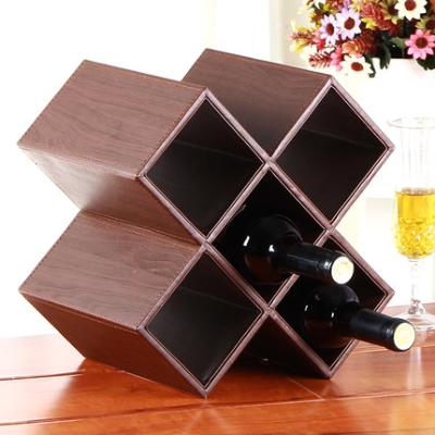 China Sustainable High End Classica Wood Stackable Wine Rack Wine Rack for sale