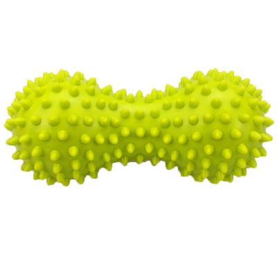 China High Elasticity Factory Price Spiky Peanut Ball Therapy PVC Lacrosse Back Massage Ball for sale