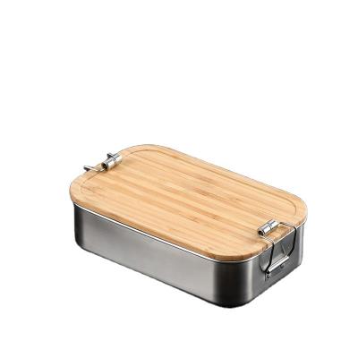 China Heatable stainless steel lunch box for school bento tiffin box containers double four seal loop 304 steel tiffin box for sale