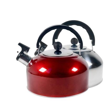 China Viable High Quality Color Painting Hot Water Teapot Stainless Steel 3.0l Water Kettle Tea Kettle Whistling Kettle For Home for sale