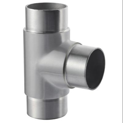 China Easy Installation 304 Elbow Tees Reducer Stainless Steel Pipe Fitting Stainless Steel Elbow For Railing for sale