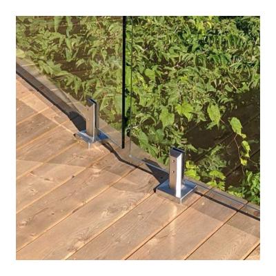 China Easy Installation German Standard Outdoor Pool Fencing Balustrade Handrails Stainless Steel Glass Fence Pin for sale