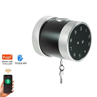 China TTLOCK Biometric Smart Wooden Fingerprint, TUYA Aluminum Alloy Water Proof Apartment Door Lock Print Tuya Apps Wifi High Density Finger for sale