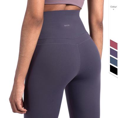 China Breathable Women Anti Cellulite Yoga Pants White Sports Gaiters Lift Up Tights Gym Exercise High Waist Fitness Running Sporty Pants for sale