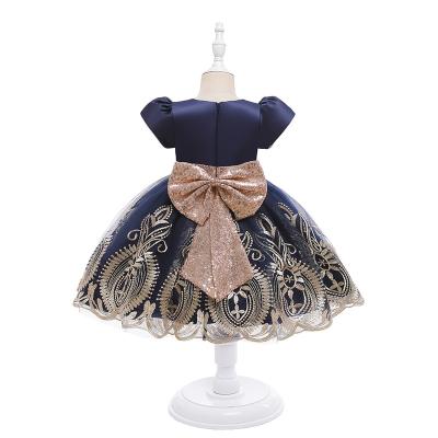 China Anti-wrinkle Amazon girls dress Princess Skirt Net Gauze Pompous Skirt In Children foreign trade dress exhibition children's clothing for sale