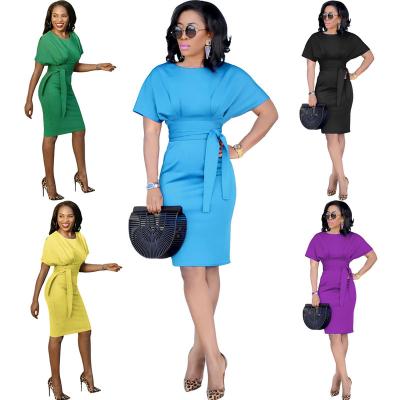 China Office Women Autumn New Slim Fashion Dress Ol Antistatic Professional Wear Ladies Dress for sale