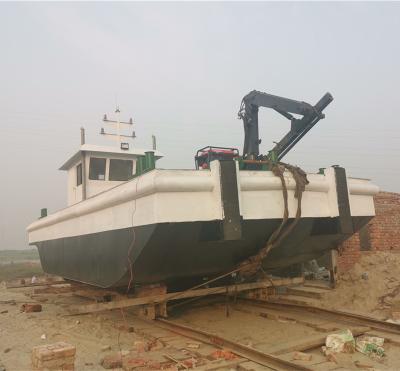 China Motion anchor dredging work boat / service boat for anchoring and pipeline carrying in stock! for sale