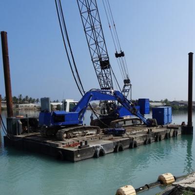 China Construction China Excavator Dredger Excavator Dredging Barge Excavator Dredging Pontoons for sale