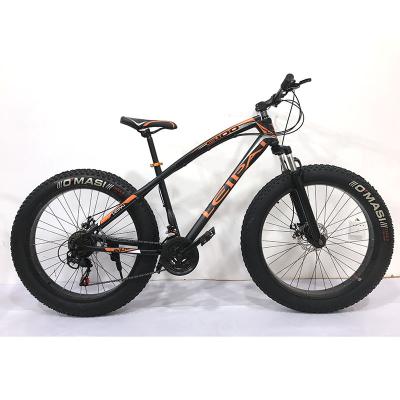 China Full Suspension Fork Disc Brake Fat Tire Mountain Snow Frame Wholesale High Quality Rigid Steel Bike for sale